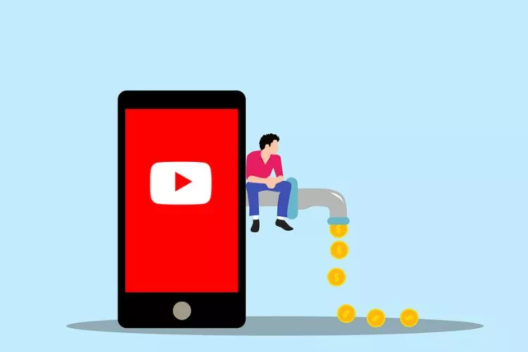 Personne se servant de YouTube pour gagner de l'argent