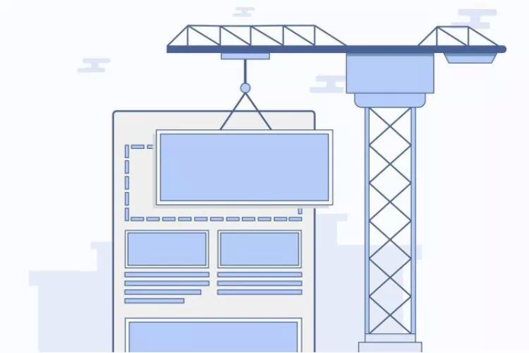 Landing page en construction