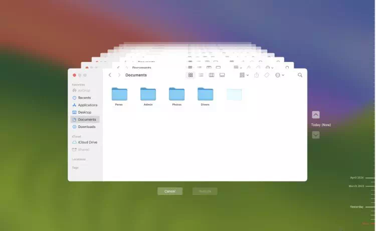 Outil Time Machine pour Mac