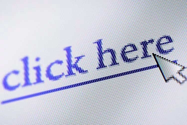 Lien dans un texte : cliquez ici