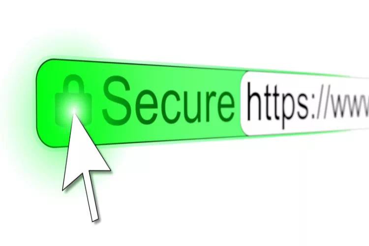 Site sécurisé avec la présence du cadenas et du "s" (sécurisé) dans https