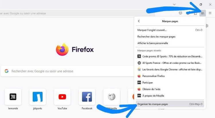 Accéder à la bibliothèque pour importer