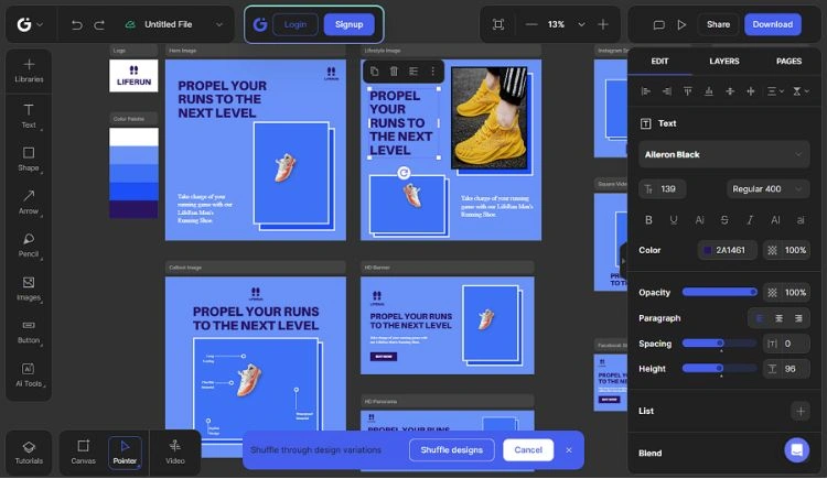 Création d'affiche avec le logiciel glorify