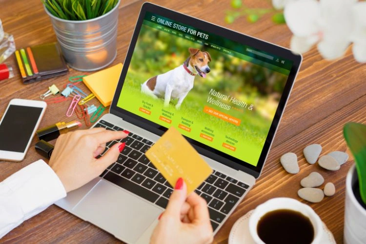 Boutique en ligne de produit pour animal de compagnie