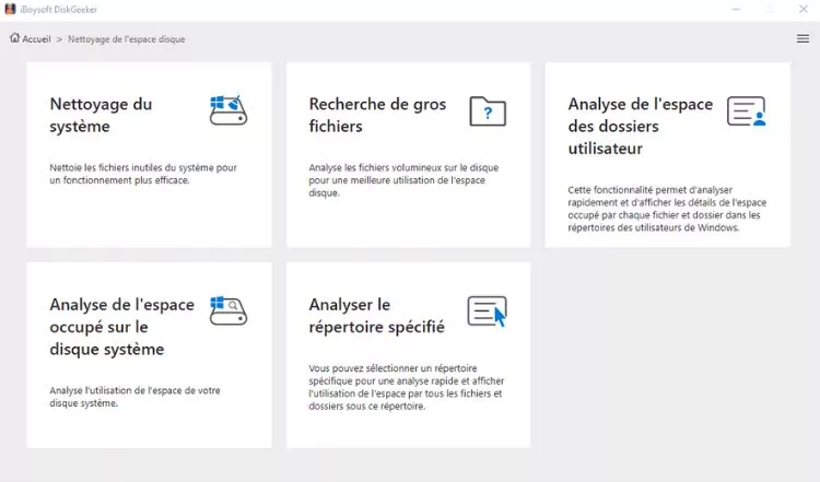 iBoysoft DiskGeeker : nettoyage de l'ordinateur