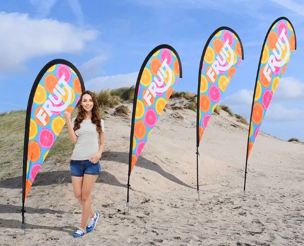 Drapeaux de plage Helloprint