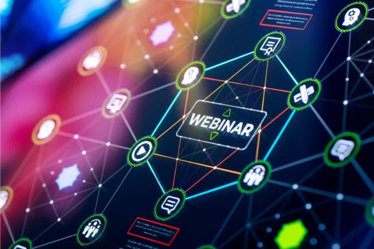 Représentation de ce qu'est un webinaire