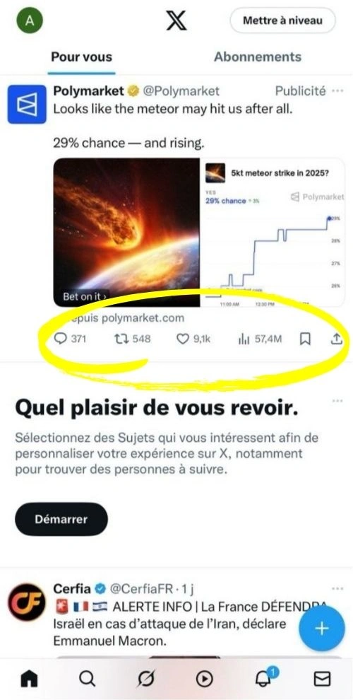 Différentes réactions aux publications