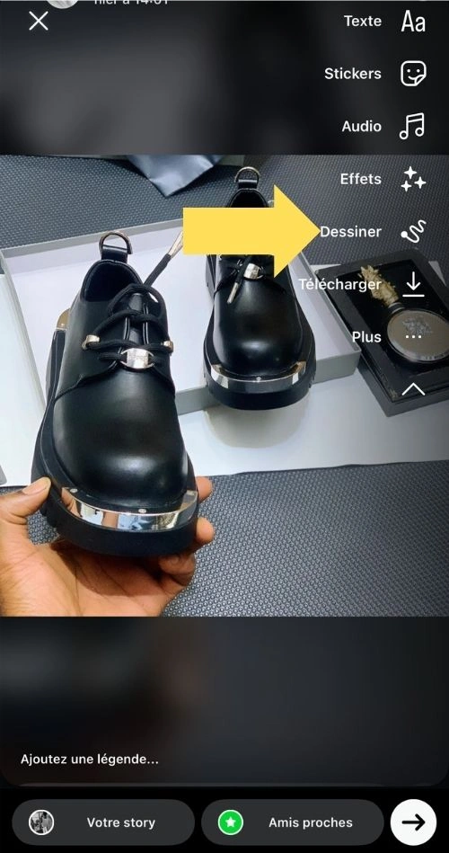 Cliquer sur Dessiner