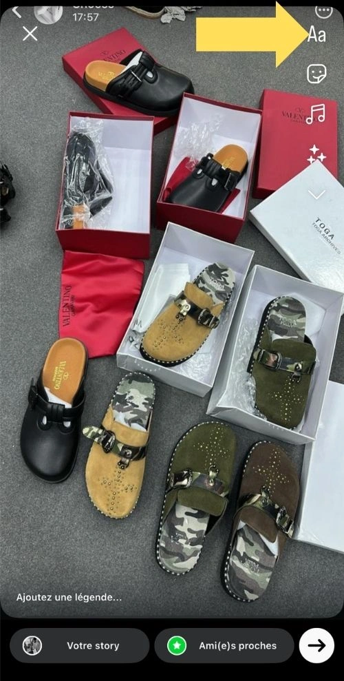 Cliquer sur les lettres