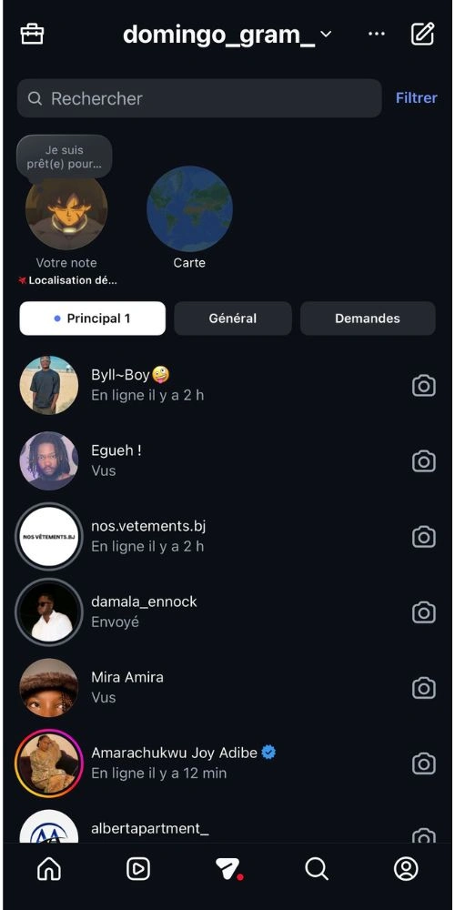 Choisir a conversation