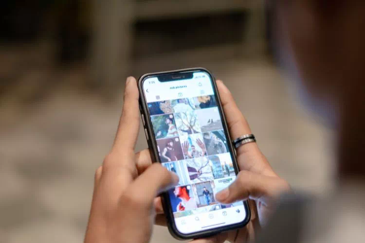 Personne sur Instagram