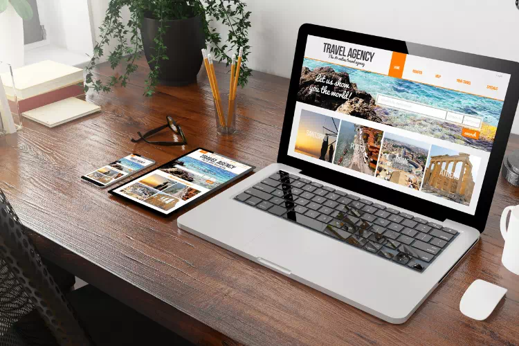 Visibilité d'une agence de voyage améliorée une agence web