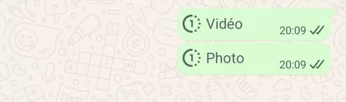 Envoyé photo et vidéo en mode éphémère