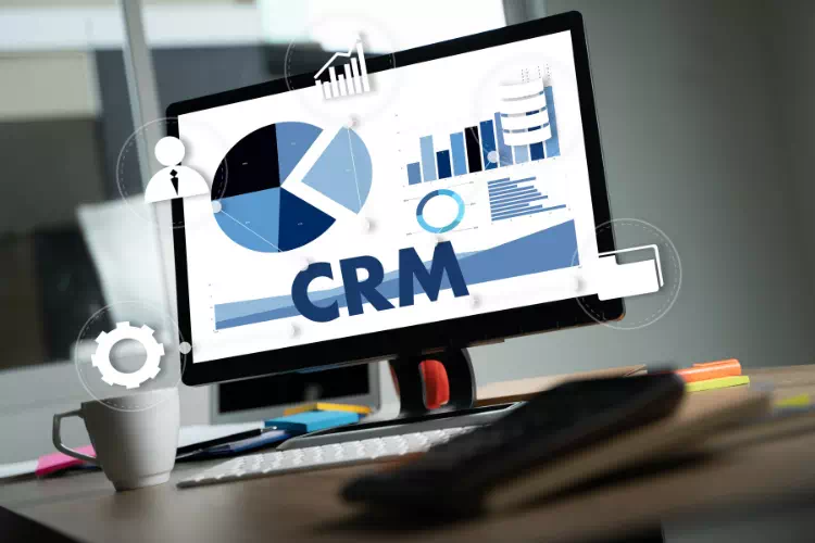 CRM sur un ordinateur