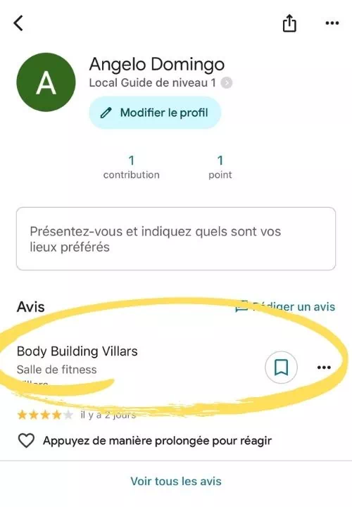 Voir les avis