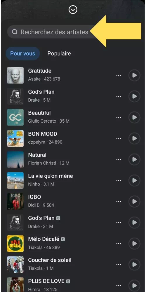 Rechercher Musique