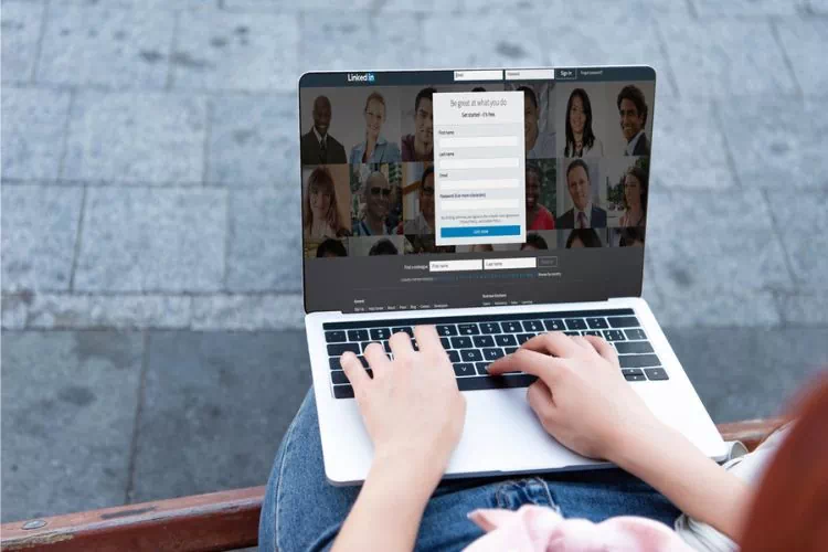 Connexion sur Linkedln