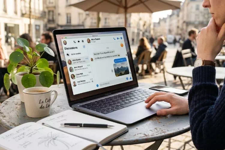 Utilisation de messenger sur ordinateur