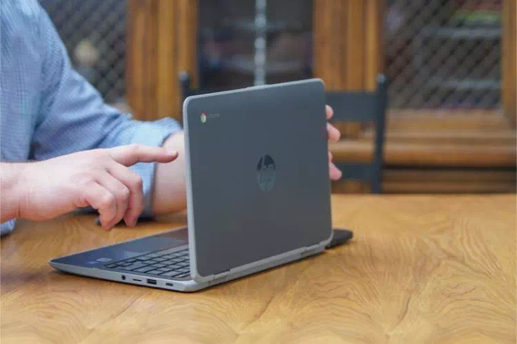 Clic droit sur le Chromebook
