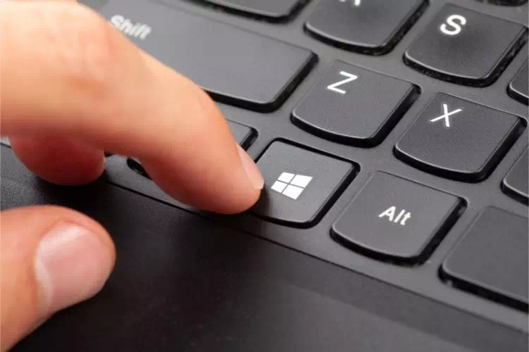 Cliquer sur windows